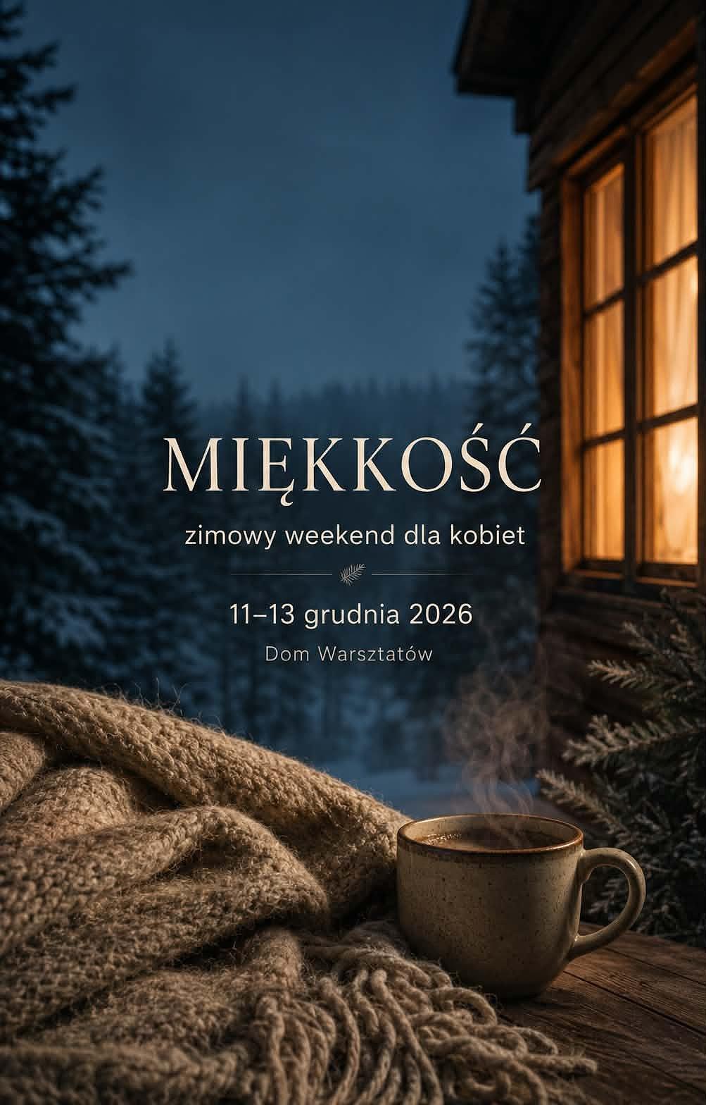 MIĘKKOŚĆ Zimowy weekend dla kobiet