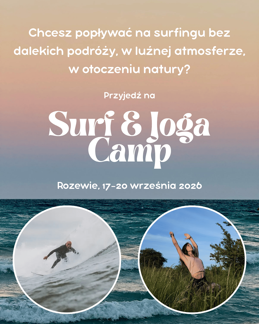 Surf & Joga Camp w Rozewiu